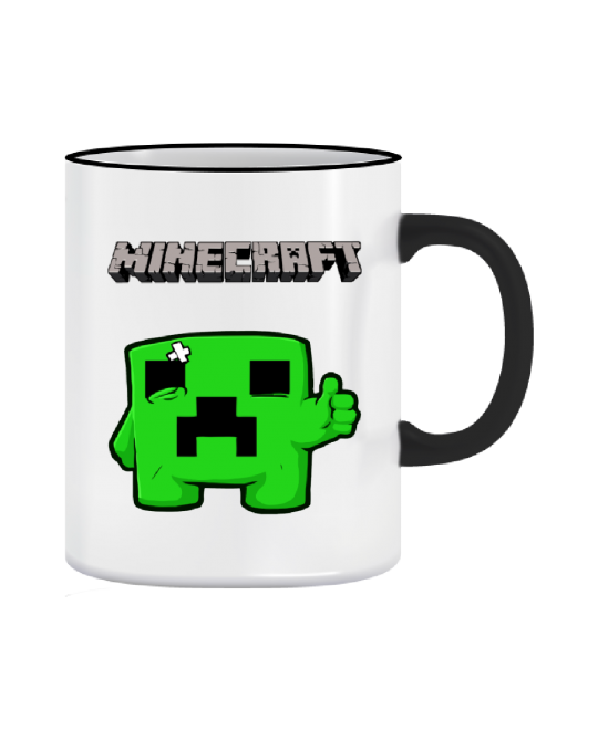 Minecraft puodelis super meat boy